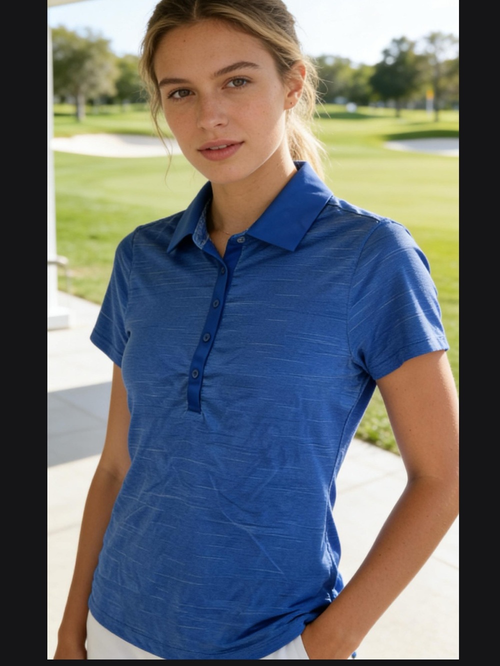 👗Under Armour Women's Royal Blue Button Down Shirt